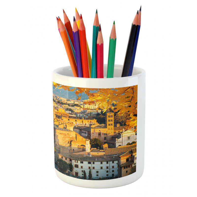 Colosseum View in Rome Pencil Pen Holder