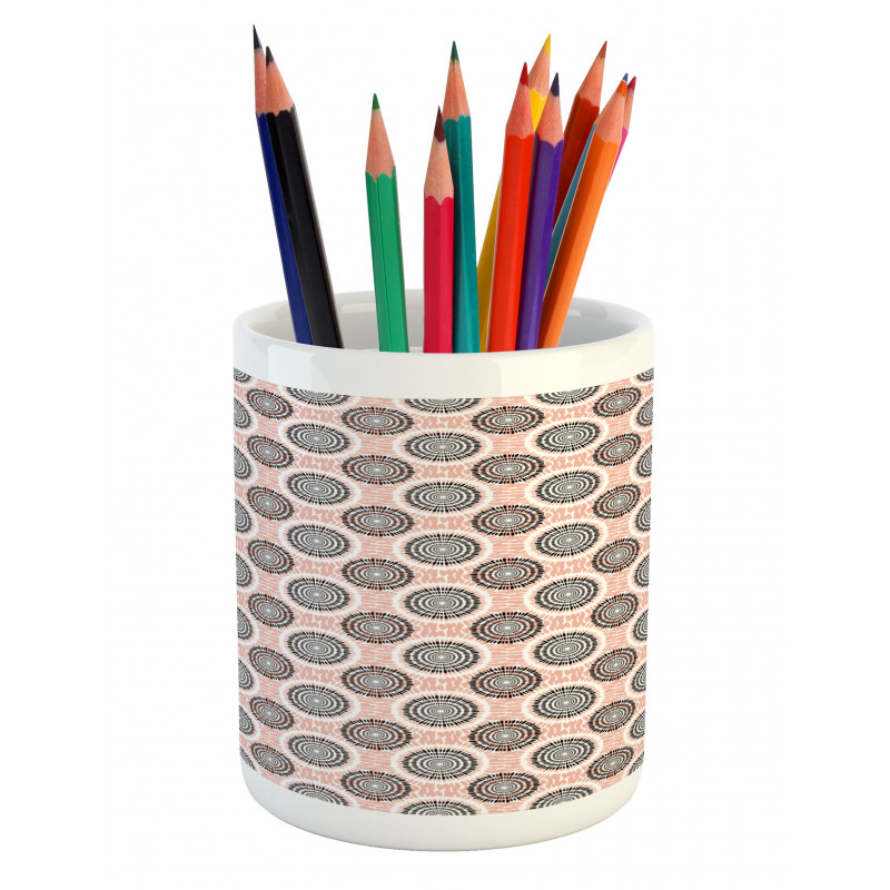 Abstract Soft Circles Pencil Pen Holder