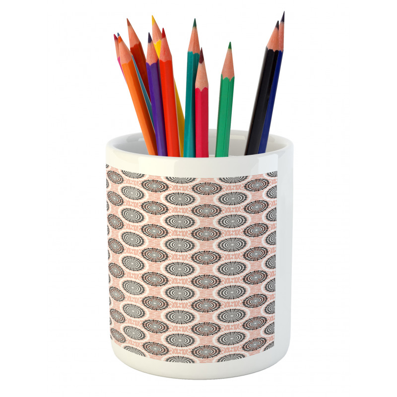 Abstract Soft Circles Pencil Pen Holder