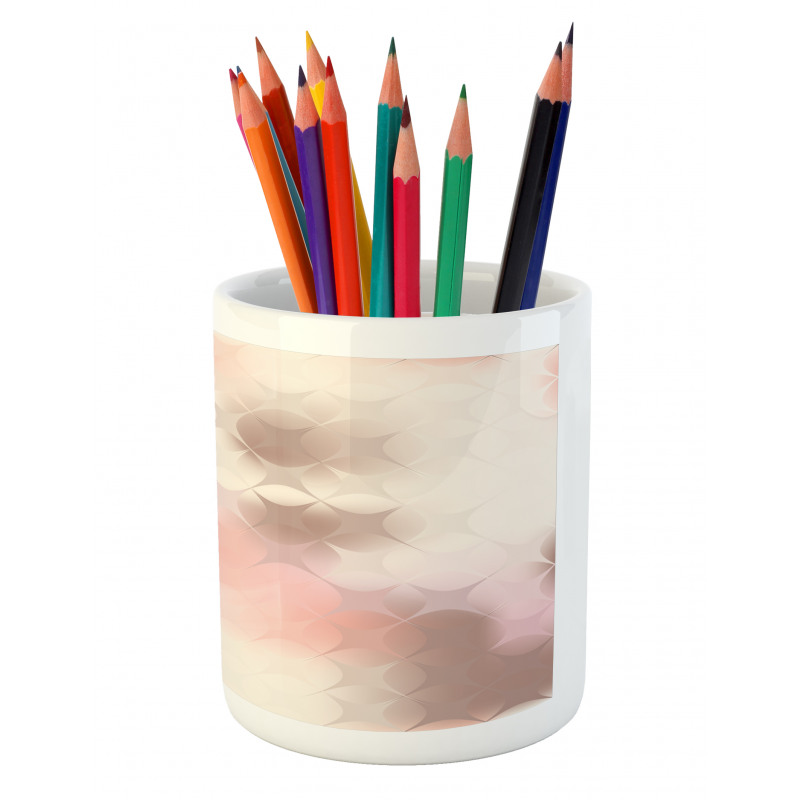 Squares Modern Artwork Pencil Pen Holder