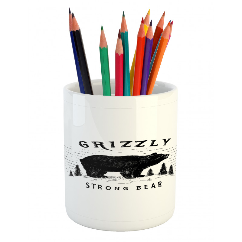 Strong Wild Animal Forest Pencil Pen Holder