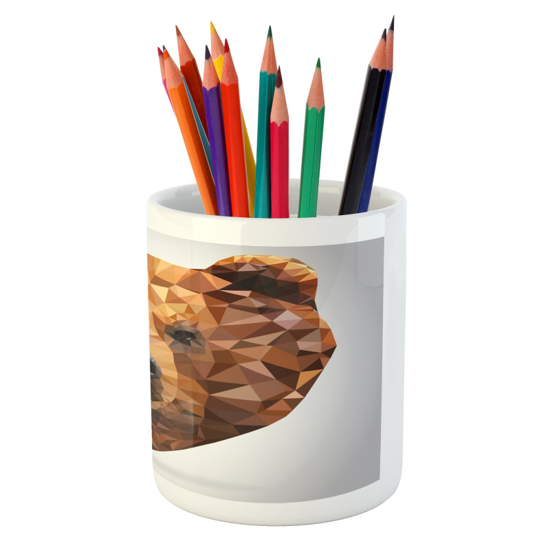 Geometric Modern Portrait Pencil Pen Holder