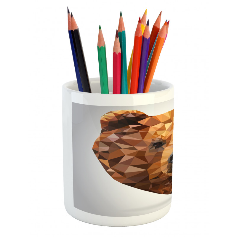 Geometric Modern Portrait Pencil Pen Holder