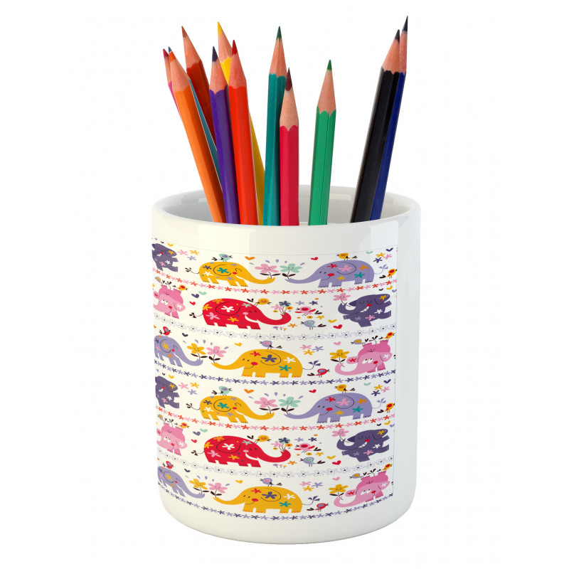 Happy Dancing Animals Pencil Pen Holder