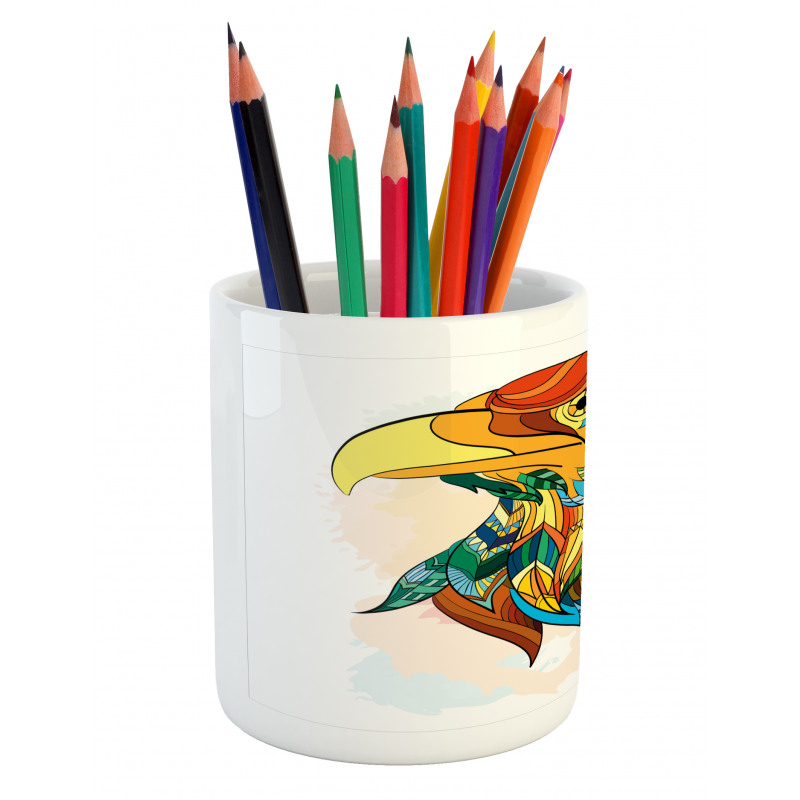 Oriental Animal Pencil Pen Holder