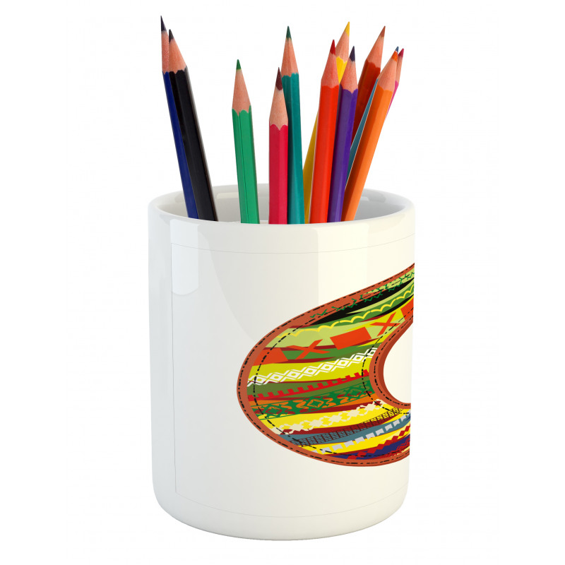 G Red Calligraphy Name Pencil Pen Holder