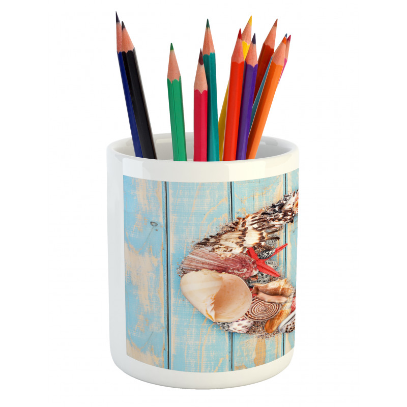 Marine Life Design C Pencil Pen Holder