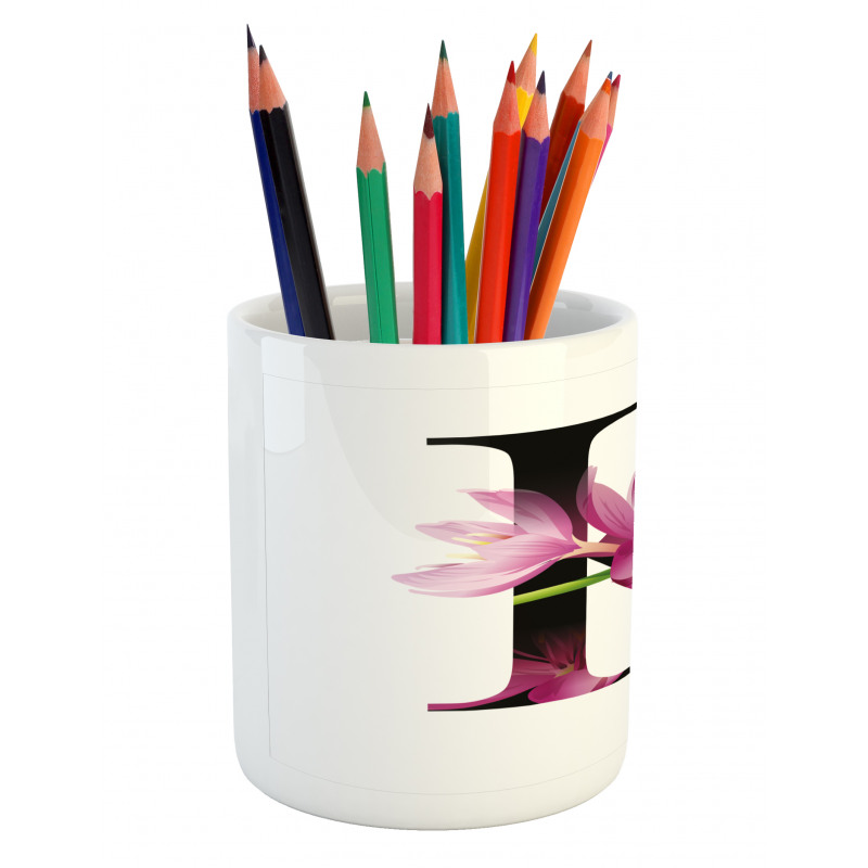 Blooming Kaffir Lily K Pencil Pen Holder