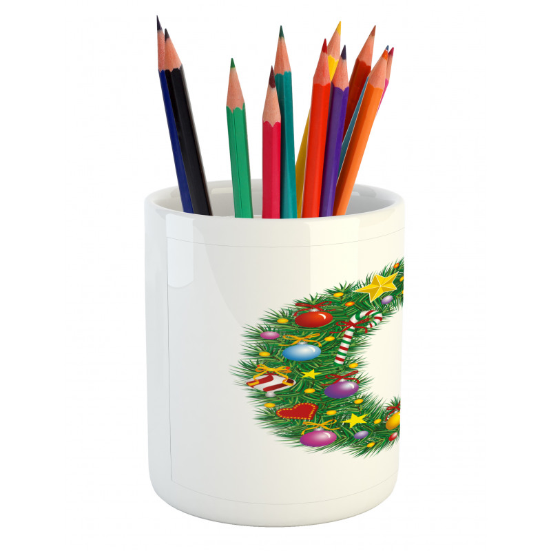 Celebration Design Pencil Pen Holder