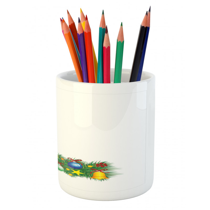 Pine Tree Majuscule L Pencil Pen Holder