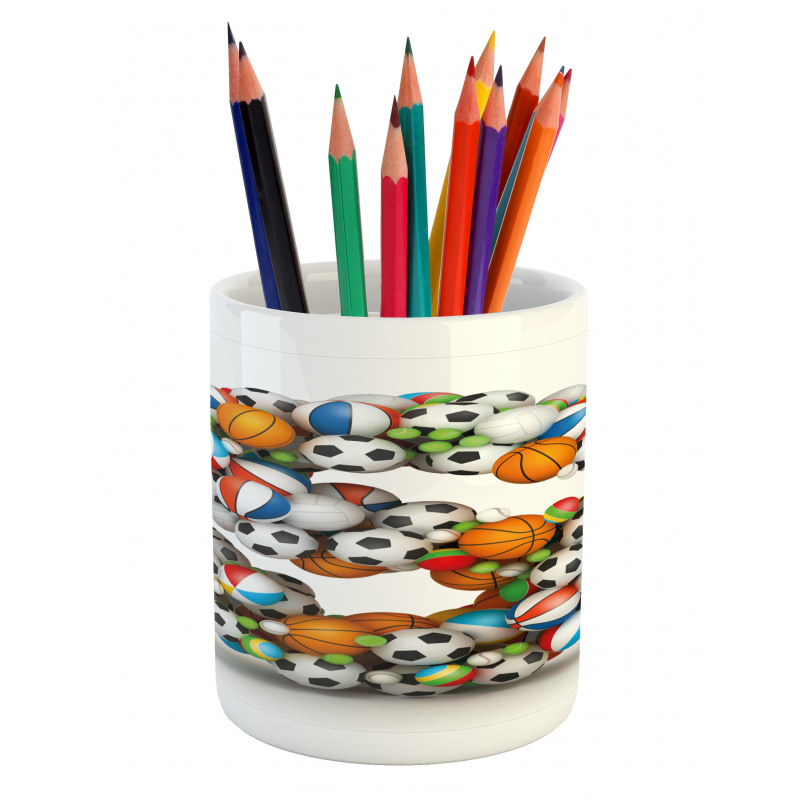 Boys Kids Fun Initials Pencil Pen Holder