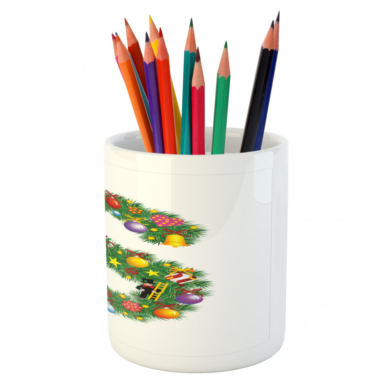 Christmas Ornament S Pencil Pen Holder