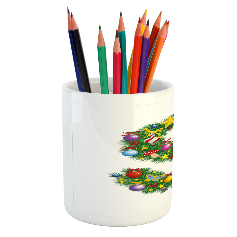 Christmas Ornament S Pencil Pen Holder