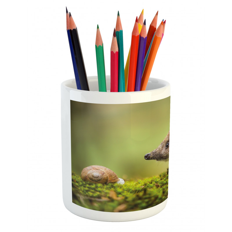 Eastern Europe Scene Pencil Pen Holder