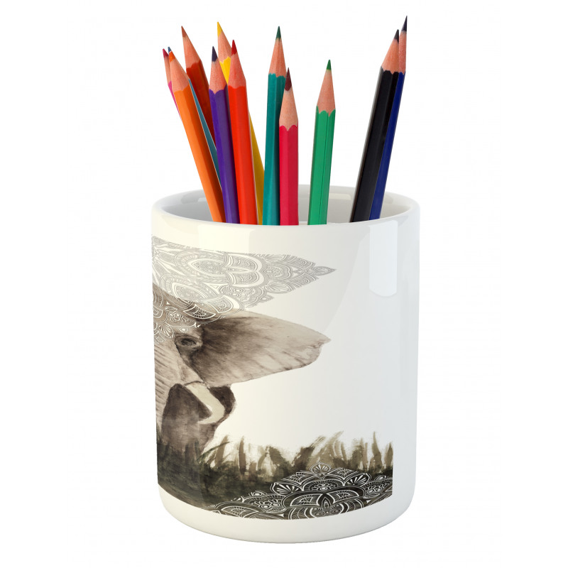 Elephant Animal Pencil Pen Holder