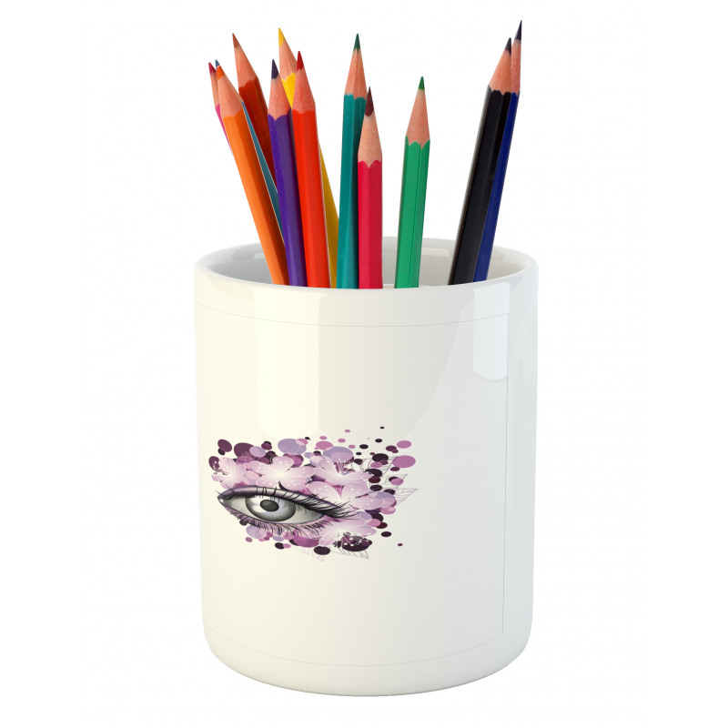 Fantasy Look Blossoms Pencil Pen Holder