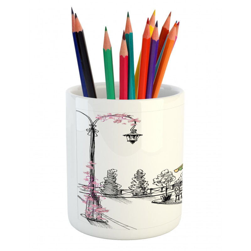 Parisian Patio Pencil Pen Holder