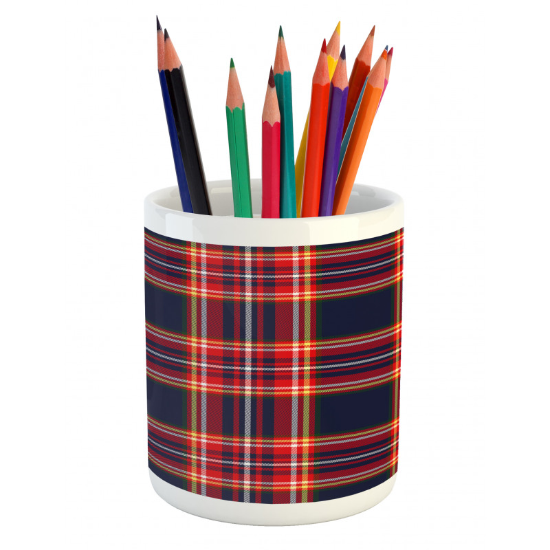 Vivid Cultural Pattern Pencil Pen Holder