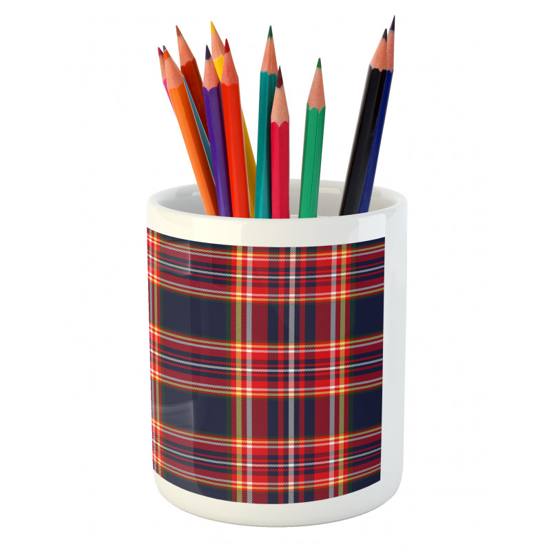 Vivid Cultural Pattern Pencil Pen Holder