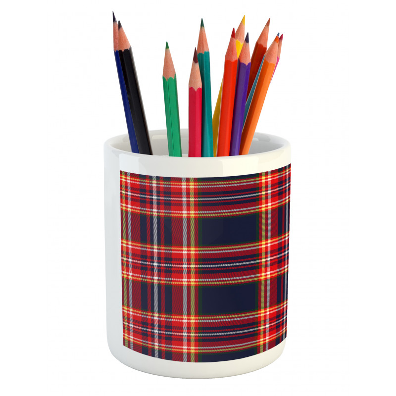 Vivid Cultural Pattern Pencil Pen Holder