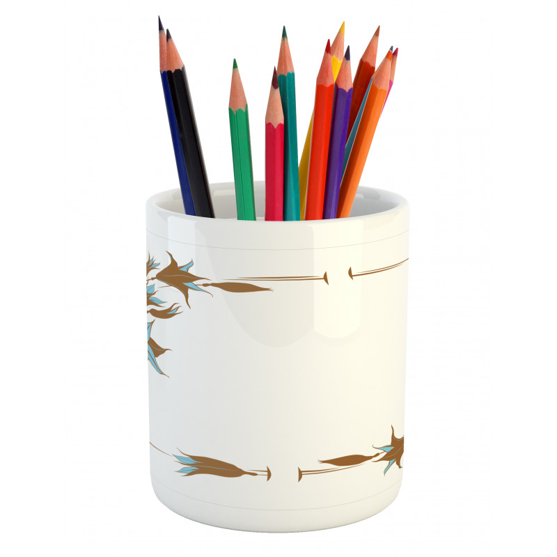 Floral Frame Pencil Pen Holder