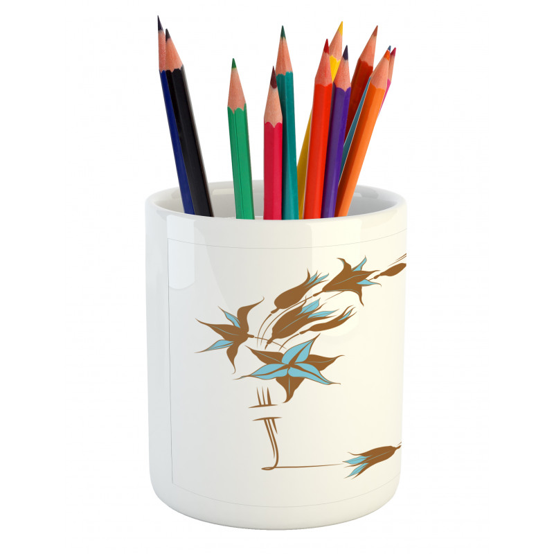 Floral Frame Pencil Pen Holder