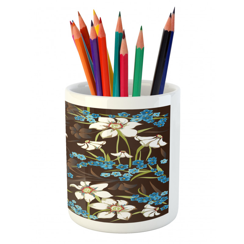 Cornflowers Pencil Pen Holder