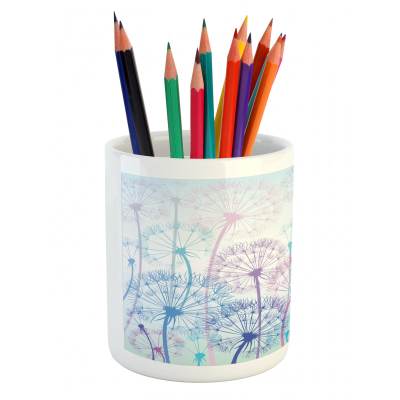 Abstract Flora Design Pencil Pen Holder