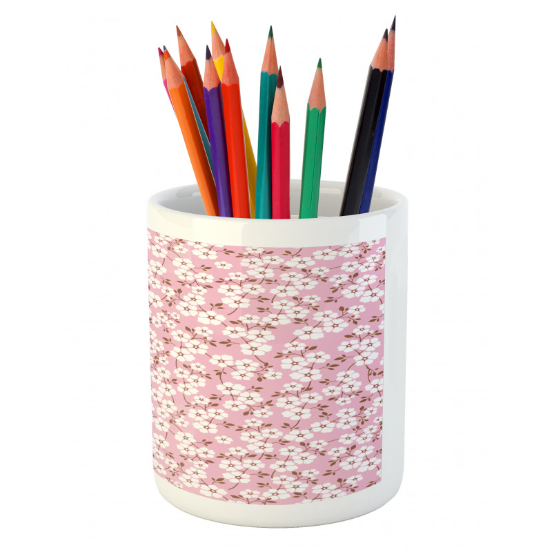 Cheery Blooms Pencil Pen Holder