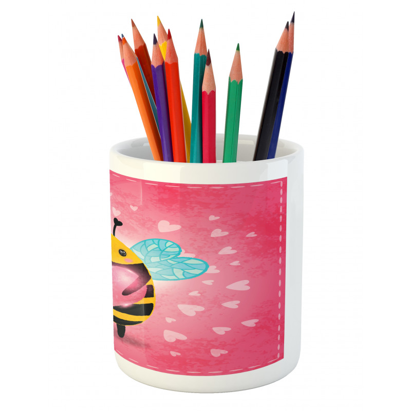 Bumblebee Cartoon Pencil Pen Holder