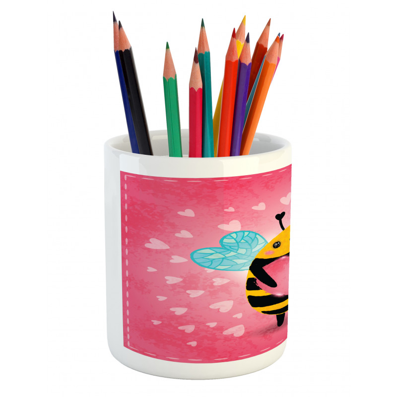 Bumblebee Cartoon Pencil Pen Holder