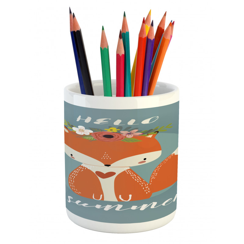 Greet the Summer Season Pencil Pen Holder