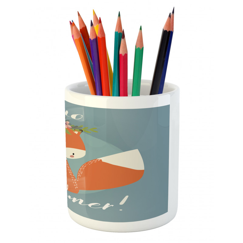 Greet the Summer Season Pencil Pen Holder