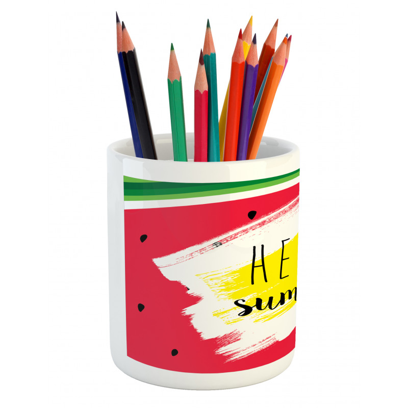 Watermelon Summertime Pencil Pen Holder