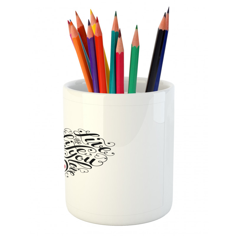 Heart Shape Pencil Pen Holder