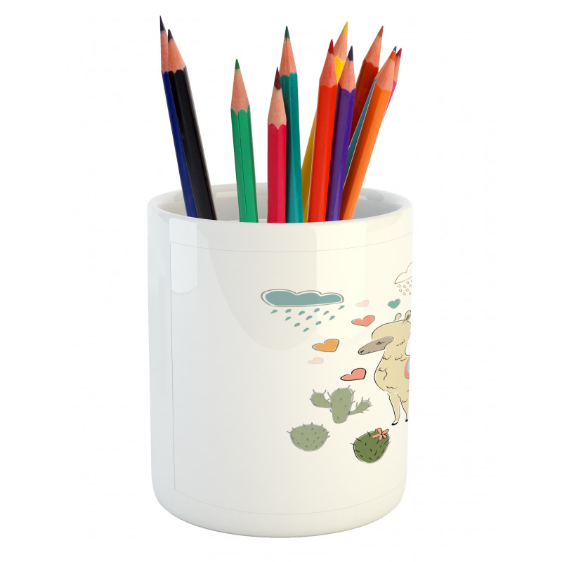 Abstract Animal Pencil Pen Holder