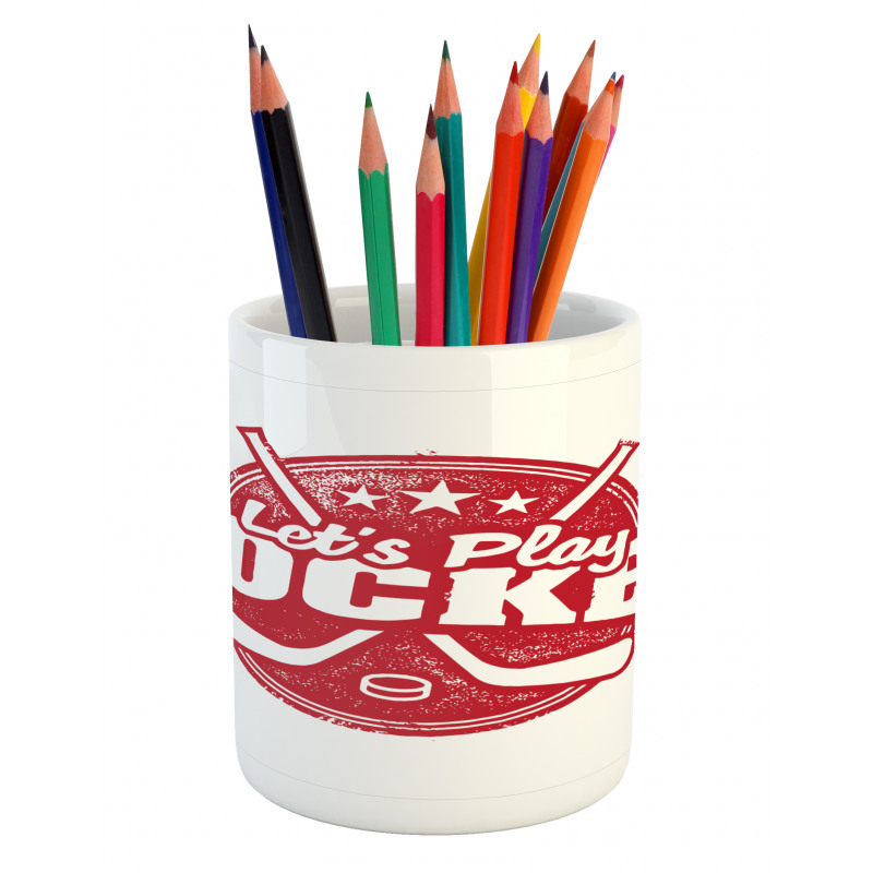 Let's Play Retro Style Pencil Pen Holder