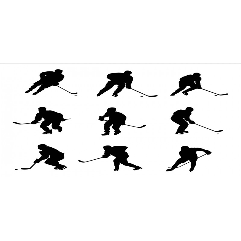 Black Player Silhouettes Pencil Pen Holder