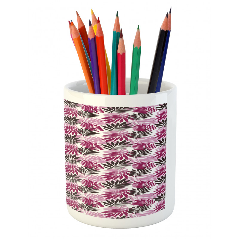 Tropical Lush Forest Pencil Pen Holder