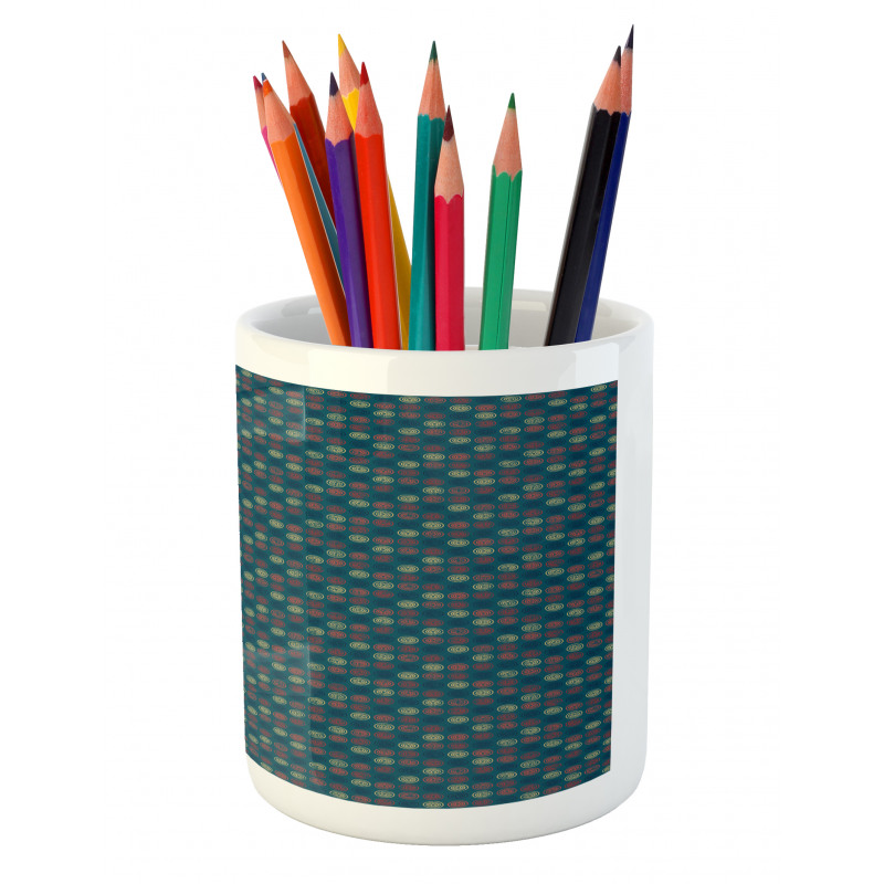 Circles and Stars Pencil Pen Holder