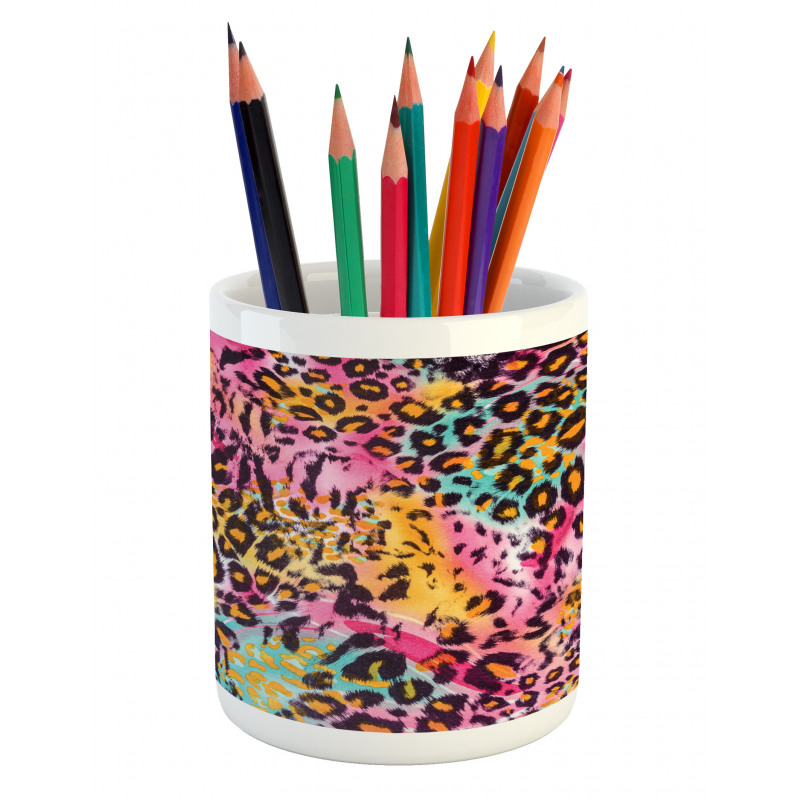 Mottled Camo Pencil Pen Holder