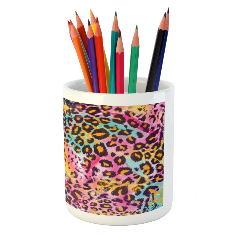 Mottled Camo Pencil Pen Holder