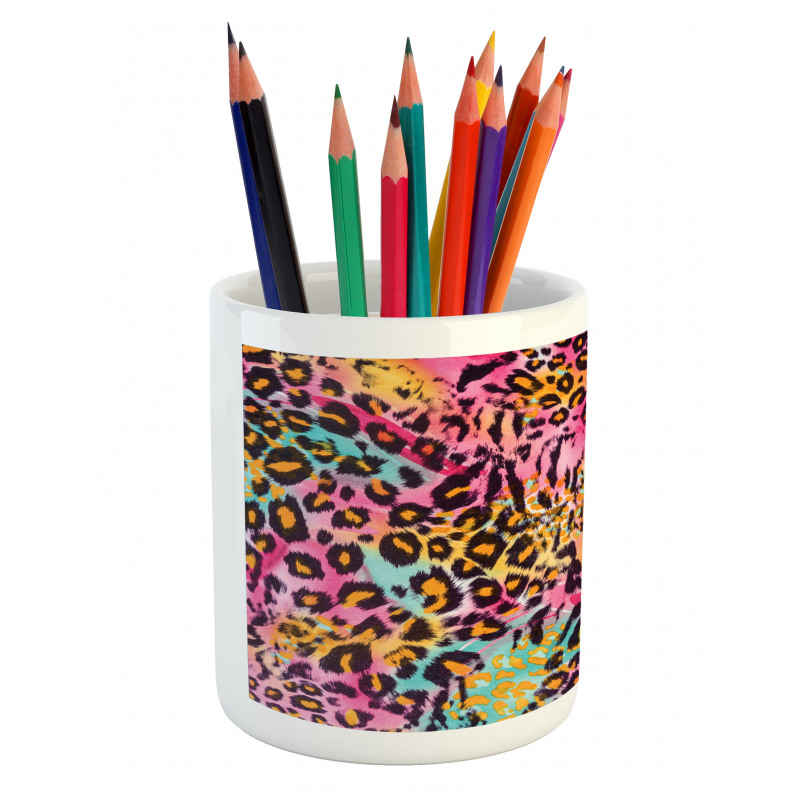 Mottled Camo Pencil Pen Holder