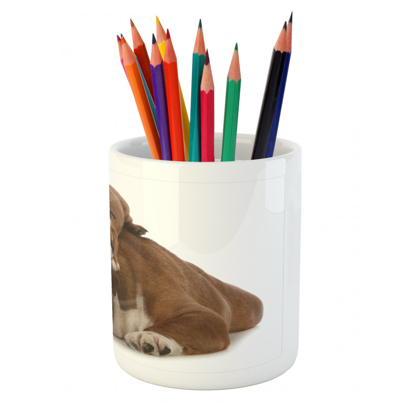 Father and Son Pencil Pen Holder