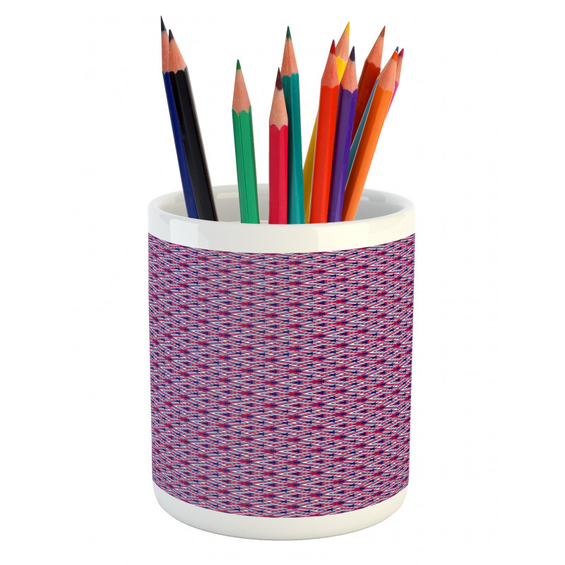 Rhombuses Illustration Pencil Pen Holder