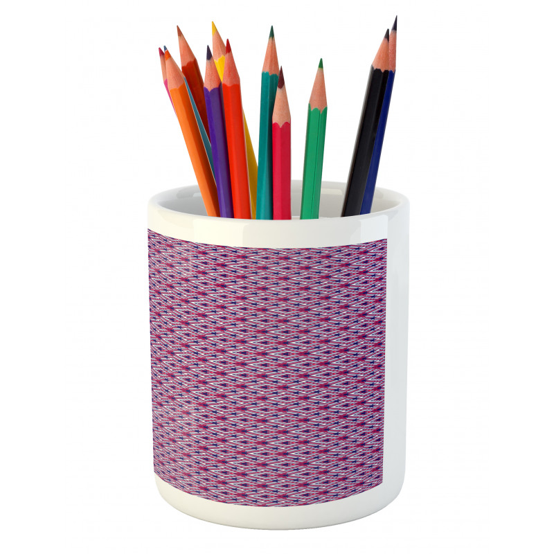 Rhombuses Illustration Pencil Pen Holder