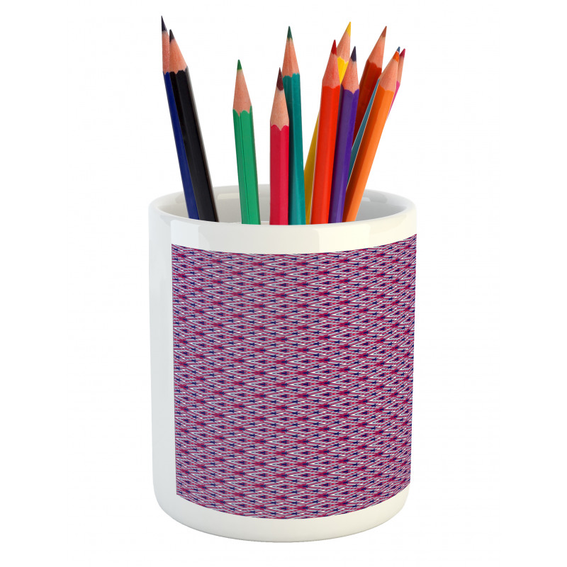 Rhombuses Illustration Pencil Pen Holder