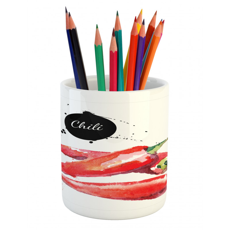 Chili Pepper Hot Spicy Pencil Pen Holder