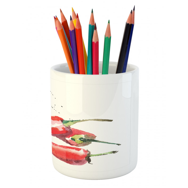 Chili Pepper Hot Spicy Pencil Pen Holder