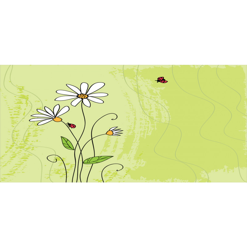 Chamomile Ladybugs Art Pencil Pen Holder